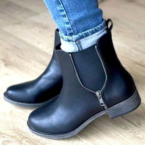 Rocket Dog Shoes Rocket Dog Ankle Boots Moto Camilla Chelsea Faux